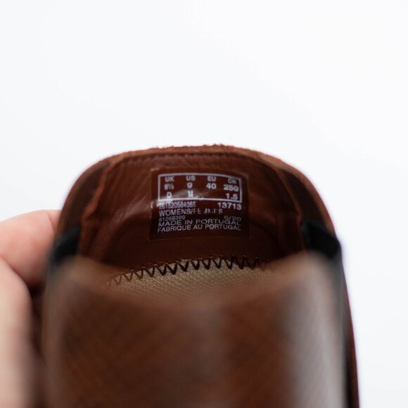 Clarks Demi 2 Beat Women’s Chelsea Ankle Boots 9 M Brown Oiled Leather Snakeskin - Picture 7 of 7